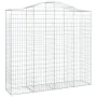 Cestas gaviones 12 uds forma de arco hierro 200x50x180/200 cm de vidaXL, Maceteros y jardineras - Ref: Foro24-3145734, Precio...