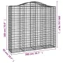Cestas gaviones 12 uds forma de arco hierro 200x50x180/200 cm de vidaXL, Maceteros y jardineras - Ref: Foro24-3145734, Precio...