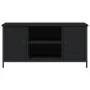 Mueble para TV madera contrachapada negro 100x40x50 cm de vidaXL, Muebles TV - Ref: Foro24-832763, Precio: 74,06 €, Descuento: %