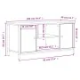 Mueble para TV madera contrachapada negro 100x40x50 cm de vidaXL, Muebles TV - Ref: Foro24-832763, Precio: 74,06 €, Descuento: %