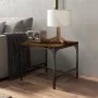 Mesa auxiliar madera contrachapada roble ahumado 40x40x35 cm de vidaXL, Mesas de centro - Ref: Foro24-819406, Precio: 21,11 €...