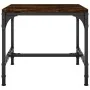 Mesa auxiliar madera contrachapada roble ahumado 40x40x35 cm de vidaXL, Mesas de centro - Ref: Foro24-819406, Precio: 21,11 €...