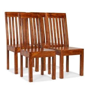 Sillas de comedor 4 uds madera maciza acabado sheesham moderno de vidaXL, Sillas de comedor - Ref: Foro24-275273, Precio: 402...