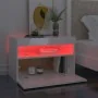 Mueble de TV con luces LED blanco brillante 60x35x40 cm de vidaXL, Muebles TV - Ref: Foro24-804421, Precio: 50,48 €, Descuent...
