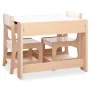 Mesa infantil con 2 sillas MDF de vidaXL, muebles para bebés y niños pequeños - Ref: Foro24-80284, Precio: 113,93 €, Descuent...