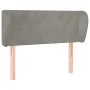 Hellgraues Samtkopfteil 93x23x78/88 cm von vidaXL, Kopf- und Fußteile - Ref: Foro24-3116900, Preis: 50,70 €, Rabatt: %