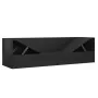 Sofá tumbona de jardín con cojines ratán sintético negro de vidaXL, Tumbonas - Ref: Foro24-319562, Precio: 221,02 €, Descuent...