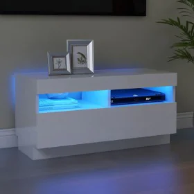TV cabinet with bright white LED lights 80x35x40 cm by vidaXL, TV Furniture - Ref: Foro24-804451, Price: 75,08 €, Discount: %
