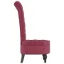 High back armchair with red velvet buttons by vidaXL, Easy chairs - Ref: Foro24-352467, Price: 193,33 €, Discount: %
