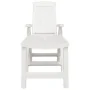 Tumbona de plástico blanco de vidaXL, Tumbonas - Ref: Foro24-364705, Precio: 77,85 €, Descuento: %