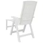 Tumbona de plástico blanco de vidaXL, Tumbonas - Ref: Foro24-364705, Precio: 77,85 €, Descuento: %