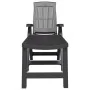 Tumbona de plástico gris antracita de vidaXL, Tumbonas - Ref: Foro24-364707, Precio: 95,36 €, Descuento: %