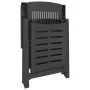 Tumbona de plástico gris antracita de vidaXL, Tumbonas - Ref: Foro24-364707, Precio: 95,36 €, Descuento: %