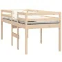 Cama alta madera maciza de pino 90x200 cm de vidaXL, Camas y somieres - Ref: Foro24-821604, Precio: 160,59 €, Descuento: %