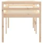 Cama alta madera maciza de pino 90x200 cm de vidaXL, Camas y somieres - Ref: Foro24-821604, Precio: 160,59 €, Descuento: %