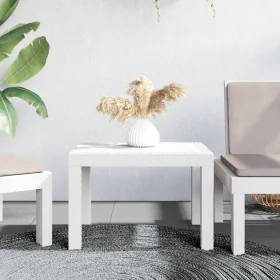 Mesa de jardín PP blanco 59x47x40 cm de vidaXL, Mesas de jardín - Ref: Foro24-364728, Precio: 39,63 €, Descuento: %