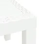 Mesa de jardín PP blanco 59x47x40 cm de vidaXL, Mesas de jardín - Ref: Foro24-364728, Precio: 39,63 €, Descuento: %