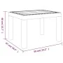 Mesa de jardín PP blanco 59x47x40 cm de vidaXL, Mesas de jardín - Ref: Foro24-364728, Precio: 39,63 €, Descuento: %