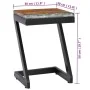 Mesa de centro madera maciza de teca y polirresina 30x30x50 cm de vidaXL, Mesas de centro - Ref: Foro24-281649, Precio: 70,98...