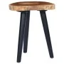Mesa de centro de madera de teca maciza 40x45 cm de vidaXL, Mesas de centro - Ref: Foro24-281650, Precio: 80,21 €, Descuento: %