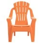 Sillas jardín niños 2 uds aspecto madera PP naranja 37x34x44 cm de vidaXL, Sillas de jardín - Ref: Foro24-364742, Precio: 54,...