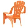 Sillas jardín niños 2 uds aspecto madera PP naranja 37x34x44 cm de vidaXL, Sillas de jardín - Ref: Foro24-364742, Precio: 54,...
