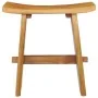 Taburete de madera maciza de teca de vidaXL, Taburetes y sillas plegables - Ref: Foro24-281655, Precio: 158,43 €, Descuento: %