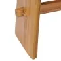 Taburete de madera maciza de teca de vidaXL, Taburetes y sillas plegables - Ref: Foro24-281655, Precio: 158,43 €, Descuento: %
