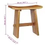 Massiver Teakholz-Hocker von vidaXL, Klapphocker und Stühle - Ref: Foro24-281655, Preis: 158,43 €, Rabatt: %