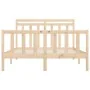Estructura de cama de madera maciza de pino 160x200 cm de vidaXL, Camas y somieres - Ref: Foro24-3107038, Precio: 130,63 €, D...