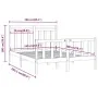 Estructura de cama de madera maciza de pino 160x200 cm de vidaXL, Camas y somieres - Ref: Foro24-3107038, Precio: 130,63 €, D...