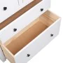 Aparador de madera maciza pino estilo Panamá blanco 80x40x83 cm de vidaXL, Aparadores - Ref: Foro24-282657, Precio: 162,15 €,...