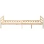 Estructura de cama madera maciza de pino 90x190 cm de vidaXL, Camas y somieres - Ref: Foro24-821634, Precio: 111,56 €, Descue...