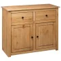 Panama style solid pine wood sideboard 93x40x80 cm by vidaXL, Sideboards - Ref: Foro24-282697, Price: 168,67 €, Discount: %