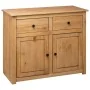 Sideboard aus massivem Kiefernholz im Panama-Stil, 93 x 40 x 80 cm von vidaXL, Sideboards - Ref: Foro24-282697, Preis: 168,67...