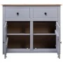 Aparador de madera maciza pino estilo Panamá gris 93x40x80 cm de vidaXL, Aparadores - Ref: Foro24-282698, Precio: 158,96 €, D...