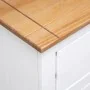 Aparador de madera maciza pino estilo Panamá blanco 93x40x80 cm de vidaXL, Aparadores - Ref: Foro24-282699, Precio: 221,73 €,...