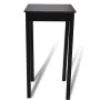 Mesa de bar con 2 sillas de barra negras de vidaXL, muebles para cocinas y comedores - Ref: Foro24-160726, Precio: 290,73 €, ...