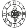 Silver metal wall clock 78 cm by vidaXL, Wall clocks - Ref: Foro24-321457, Price: 76,38 €, Discount: %