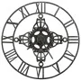 Silver metal wall clock 78 cm by vidaXL, Wall clocks - Ref: Foro24-321457, Price: 76,38 €, Discount: %