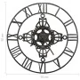 Silver metal wall clock 78 cm by vidaXL, Wall clocks - Ref: Foro24-321457, Price: 76,38 €, Discount: %