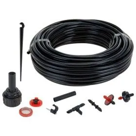 ProGarden 71-Piece Micro Irrigation System by ProGarden, Valves and adapters for garden hoses - Ref: Foro24-436107, Price: 15...
