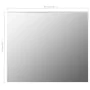 Frameless glass mirror 70x50 cm by vidaXL, Mirrors - Ref: Foro24-283645, Price: 39,68 €, Discount: %