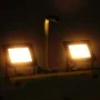 LED spotlight with handle 2x50 W warm white by vidaXL, Spotlights and reflectors - Ref: Foro24-149646, Price: 40,70 €, Discou...
