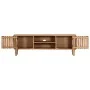 Mueble para TV de madera maciza de acacia 130x30x45 cm de vidaXL, Muebles TV - Ref: Foro24-282739, Precio: 222,33 €, Descuent...