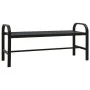 Gartenbank aus Stahl und WPC schwarz 124,5 cm von vidaXL, Gartenbänke - Ref: Foro24-317137, Preis: 110,26 €, Rabatt: %