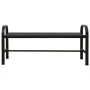 Gartenbank aus Stahl und WPC schwarz 124,5 cm von vidaXL, Gartenbänke - Ref: Foro24-317137, Preis: 110,26 €, Rabatt: %