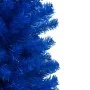 Árbol de Navidad preiluminado con luces y bolas azul 210 cm de vidaXL, Arboles de navidad - Ref: Foro24-3077682, Precio: 99,4...