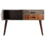 Solid gray mango wood console table 120x35x75 cm by vidaXL, Side tables - Ref: Foro24-282742, Price: 213,61 €, Discount: %