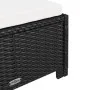 Lounger with white cream synthetic rattan cushion by vidaXL, Loungers - Ref: Foro24-317179, Price: 173,64 €, Discount: %